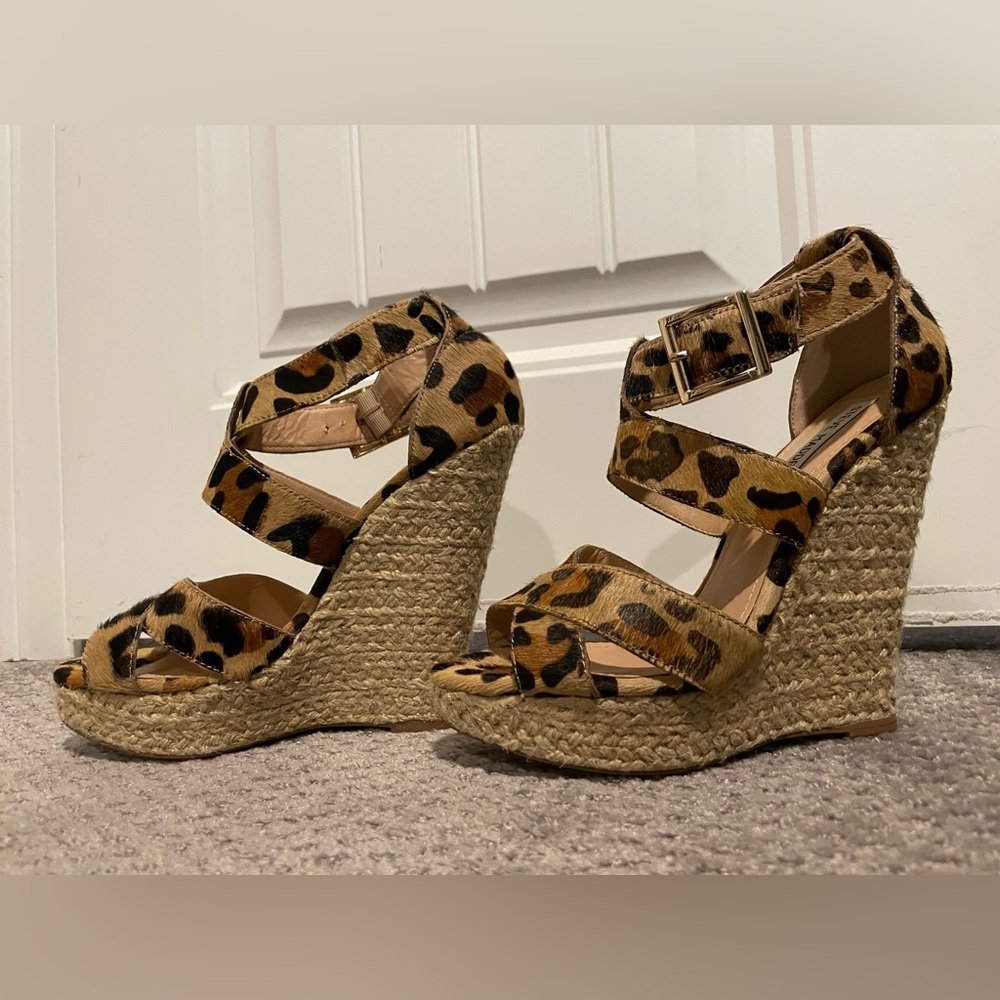 Steve Madden Leopard Wedge